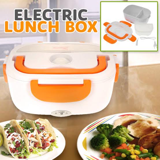 Waterproof Portable Electric Heating Lunch Box(Random Color)