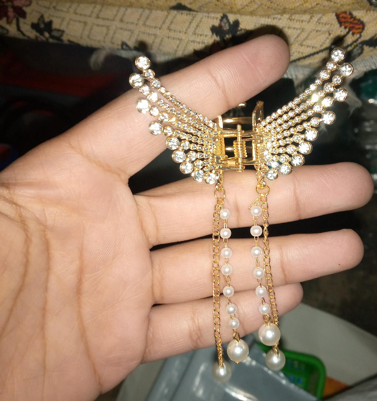 Beautiful Zircon korean Butterfly Hair Claw