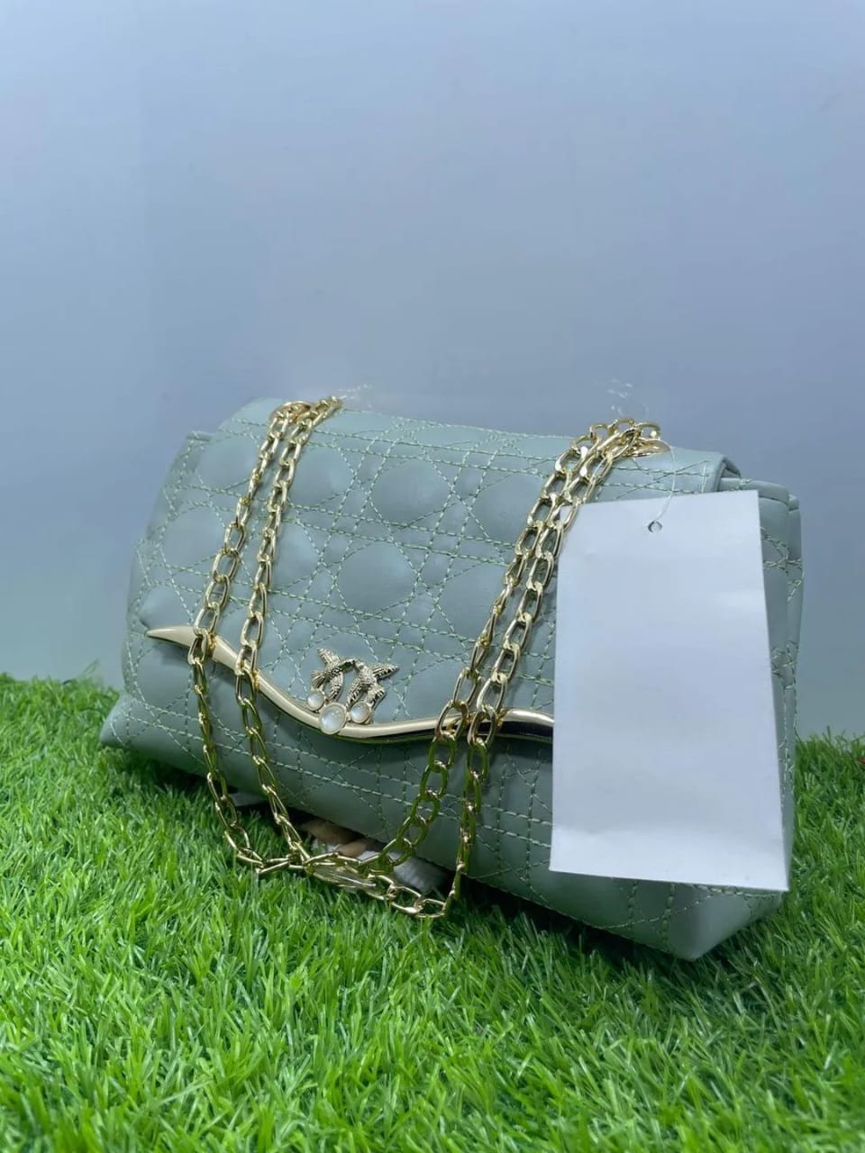 Girl’s Embroidered Chain Crossbody Bag
