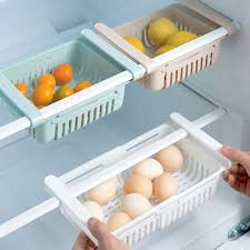 Storage Basket For Fridge Adjustable | Plastic