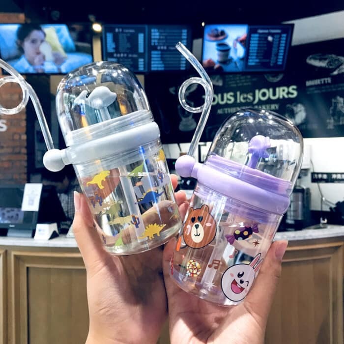 Cute Cartoon Baby Water Bottle – Premium Quality | Free Delivery