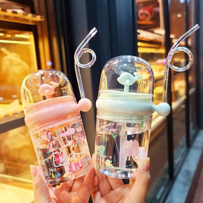 Cute Cartoon Baby Water Bottle – Premium Quality | Free Delivery