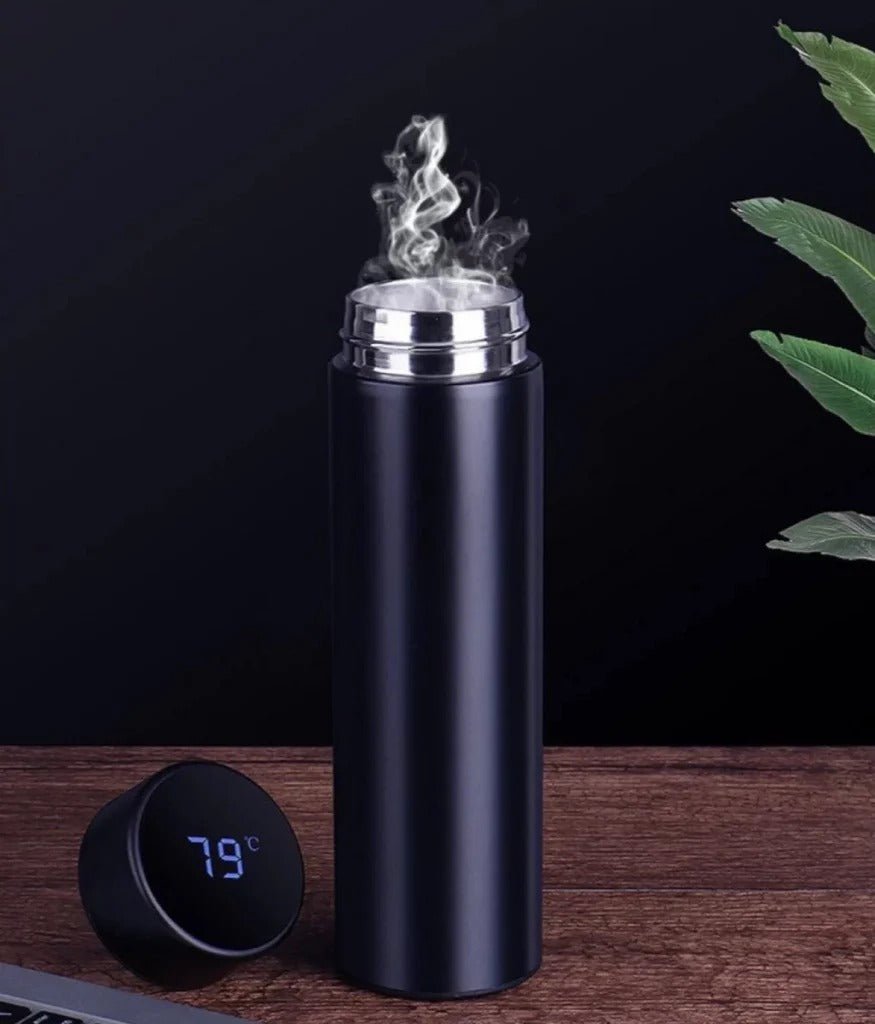 Smart LED Stainless Steel Hot and Cold Bottle - 500ml Thermos Flask - Buyora onlineSmart LED Stainless Steel Hot and Cold Bottle - 500ml Thermos FlaskBuyora onlineBuyora onlineSmart LED Stainless Steel Hot and Cold Bottle - 500ml Thermos Flask