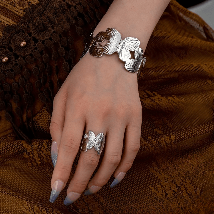 Stylish Alloy Hand Cuff Ring Set – Adjustable Fashion Jewelry for Women in Silver & Golden (QST - 166) - Buyora onlineStylish Alloy Hand Cuff Ring Set – Adjustable Fashion Jewelry for Women in Silver & Golden (QST - 166)Buyora onlineBuyora onlineStylish Alloy Hand Cuff Ring Set – Adjustable Fashion Jewelry for Women in Silver & Golden (QST - 166)