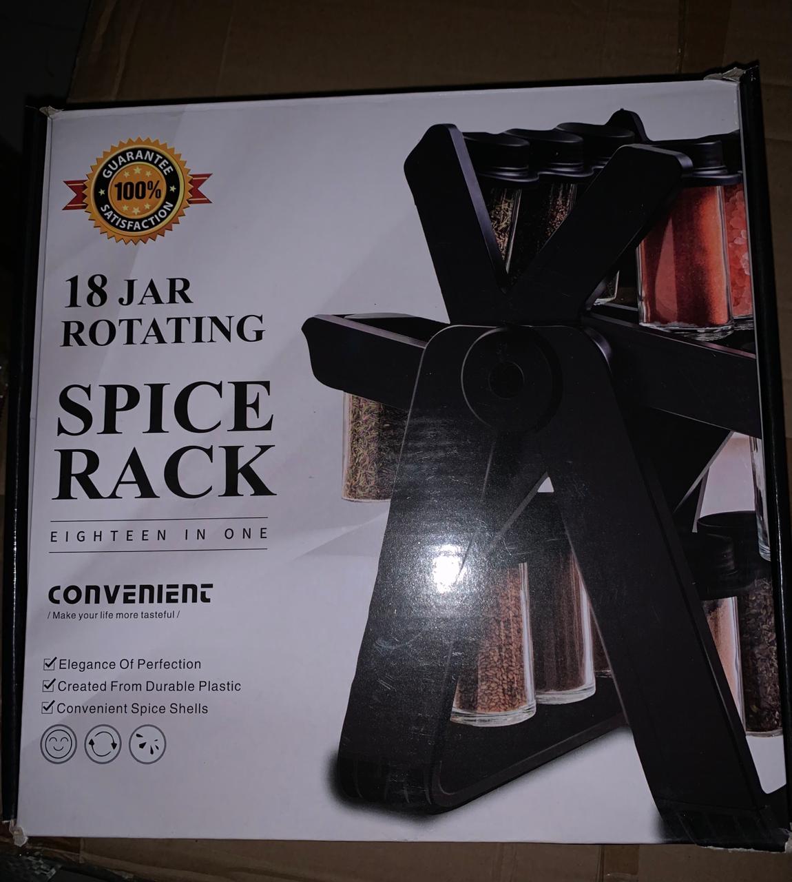 18 - Jar Rotating Spice Rack Organizer Set – Windmill Design with Glass Jars, Spice Labels & Funnel – Complete Kitchen Spice Storage Solution - Buyora online18 - Jar Rotating Spice Rack Organizer Set – Windmill Design with Glass Jars, Spice Labels & Funnel – Complete Kitchen Spice Storage SolutionBuyora onlineBuyora online18 - Jar Rotating Spice Rack Organizer Set – Windmill Design with Glass Jars, Spice Labels & Funnel – Complete Kitchen Spice Storage Solution