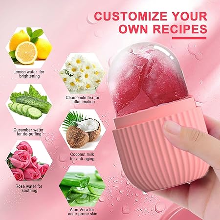 Combo Pack – Marble Jade Roller + Stone Ice Roller + Derma Roller (Pack of 3) | Facial Massage & Skin Care Set