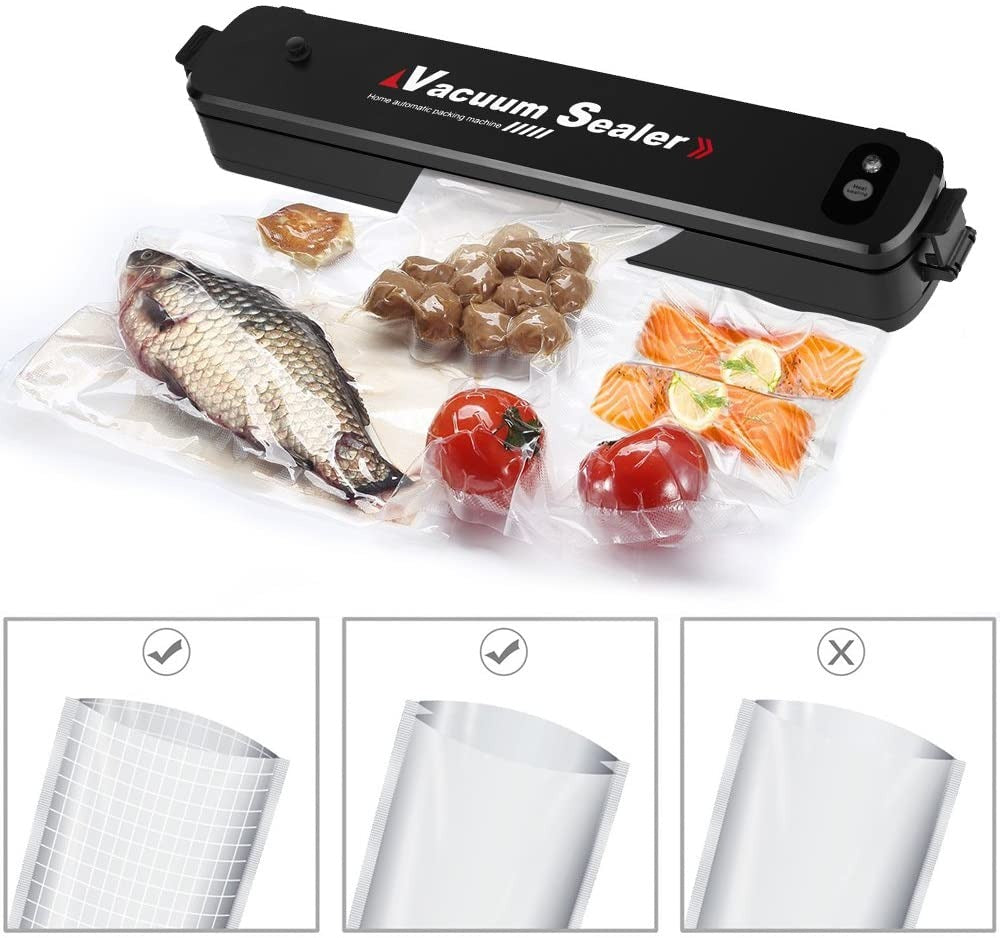 Vacuum Sealer Hand Machine ZKFK-001 – Automatic Food Sealer with 5 Vacuum Bags