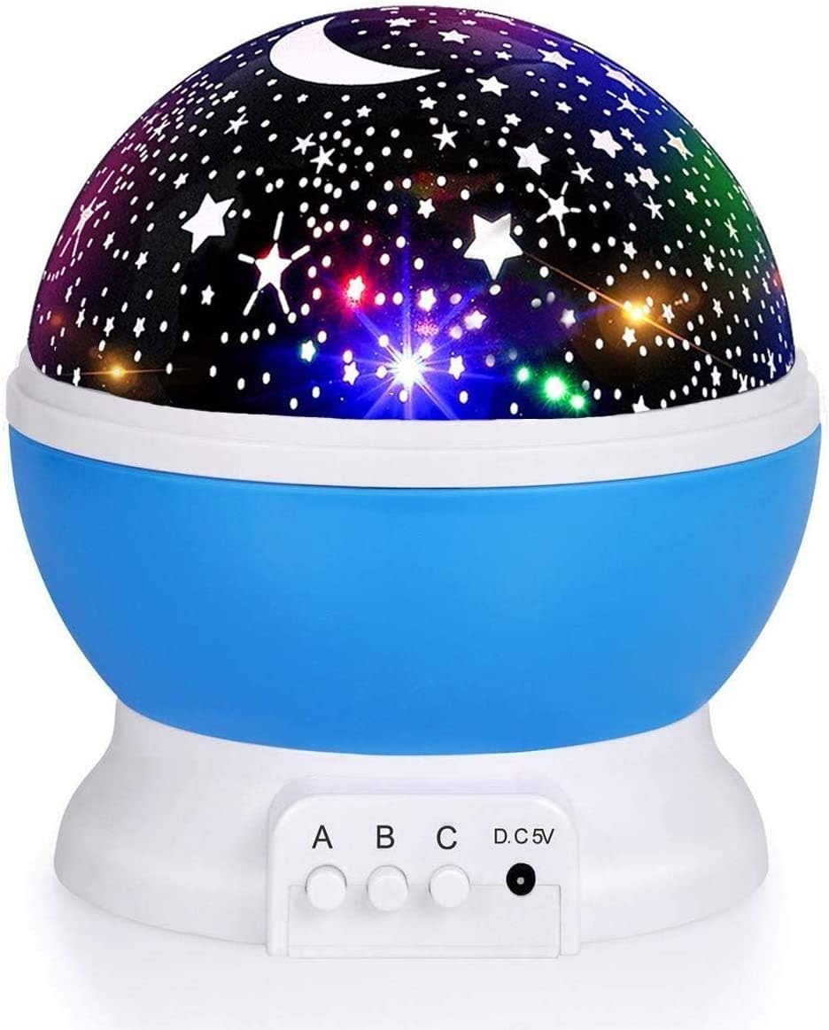 Night Light Star Lamp | 360° Rotating Starry Sky Projector LED Night Lamp – Random Color