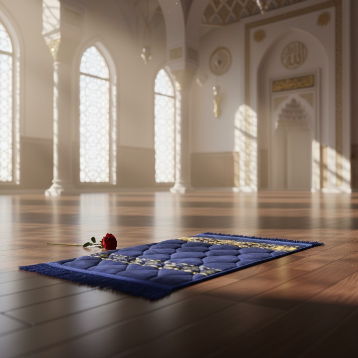 Prayer Mat for Kids | Velvet Travel-Friendly Educational Mat – Random Design