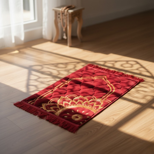 Prayer Mat for Kids | Velvet Travel-Friendly Educational Mat – Random Design