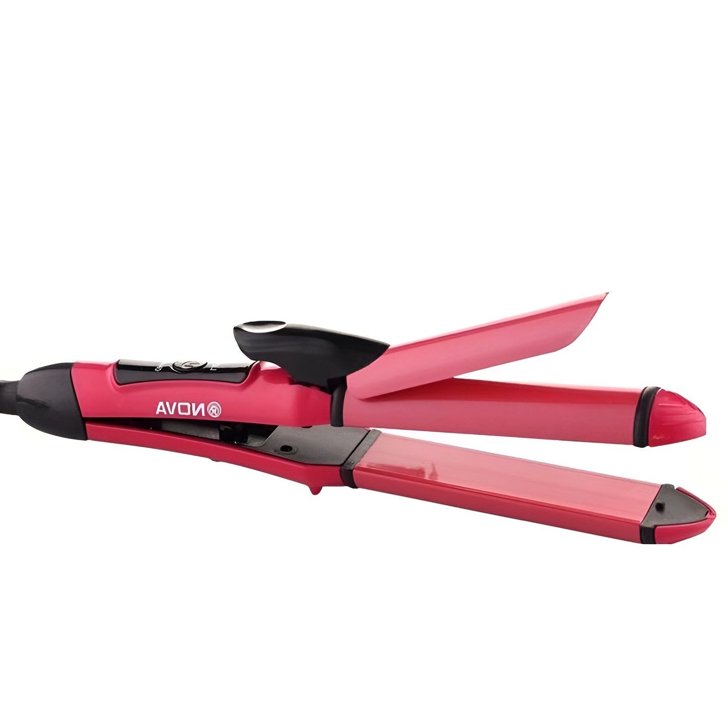 Nova 2-In-1 Hair Straightener & Curler NH-2009 – Quick Heat-Up Ceramic Styling Tool
