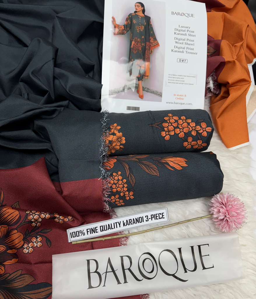 🌸 Winter 2025 Pure Karandi Collection – Mix Brands Hit Codes Vol 4003 | Digital Print 3-Piece Suit