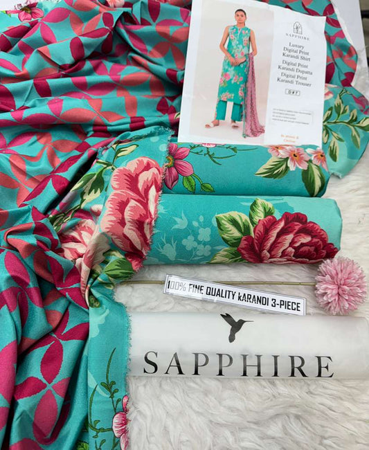 🌸 Winter 2025 Pure Karandi Collection – Mix Brands Hit Codes Vol 4003 | Digital Print 3-Piece Suit