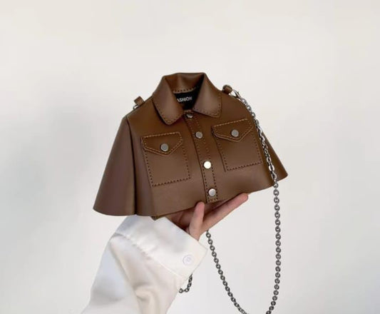 Stylish Girl’s Black Rexine Shoulder Bag – 1 Pc