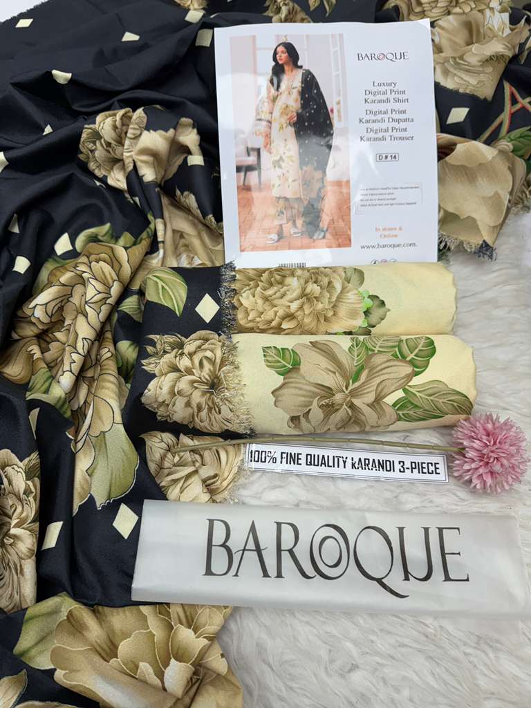 🌸 Winter 2025 Pure Karandi Collection – Mix Brands Hit Codes Vol 4003 | Digital Print 3-Piece Suit