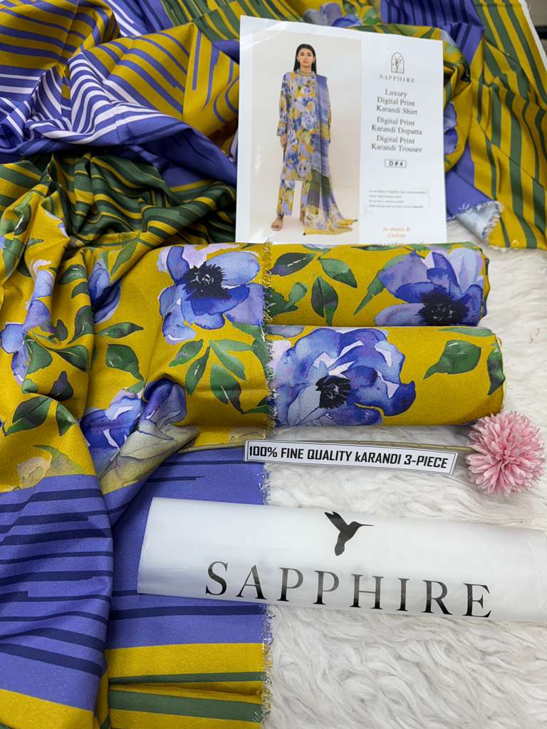 🌸 Winter 2025 Pure Karandi Collection – Mix Brands Hit Codes Vol 4003 | Digital Print 3-Piece Suit