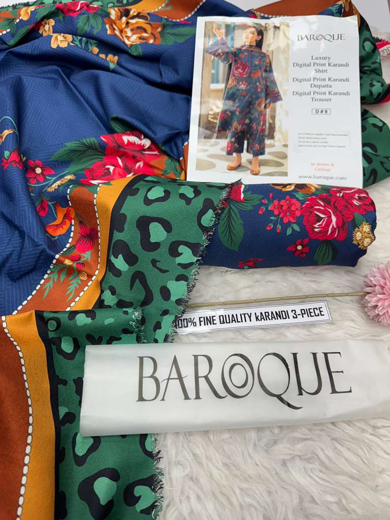 🌸 Winter 2025 Pure Karandi Collection – Mix Brands Hit Codes Vol 4003 | Digital Print 3-Piece Suit