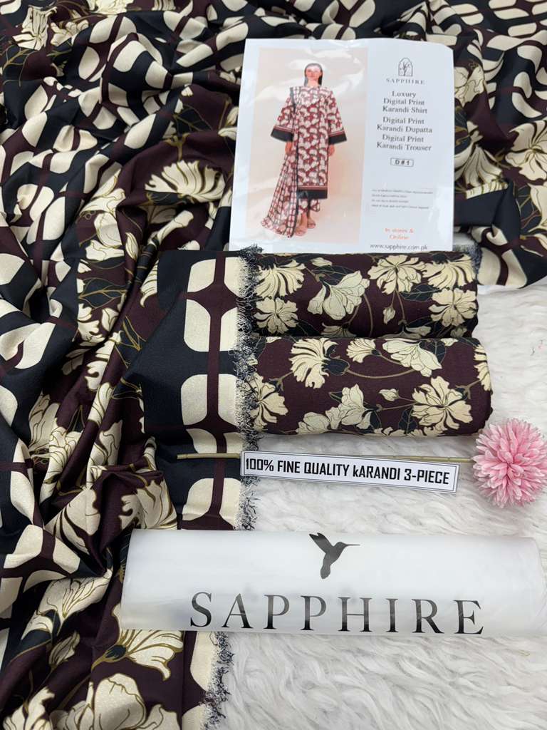 🌸 Winter 2025 Pure Karandi Collection – Mix Brands Hit Codes Vol 4003 | Digital Print 3-Piece Suit