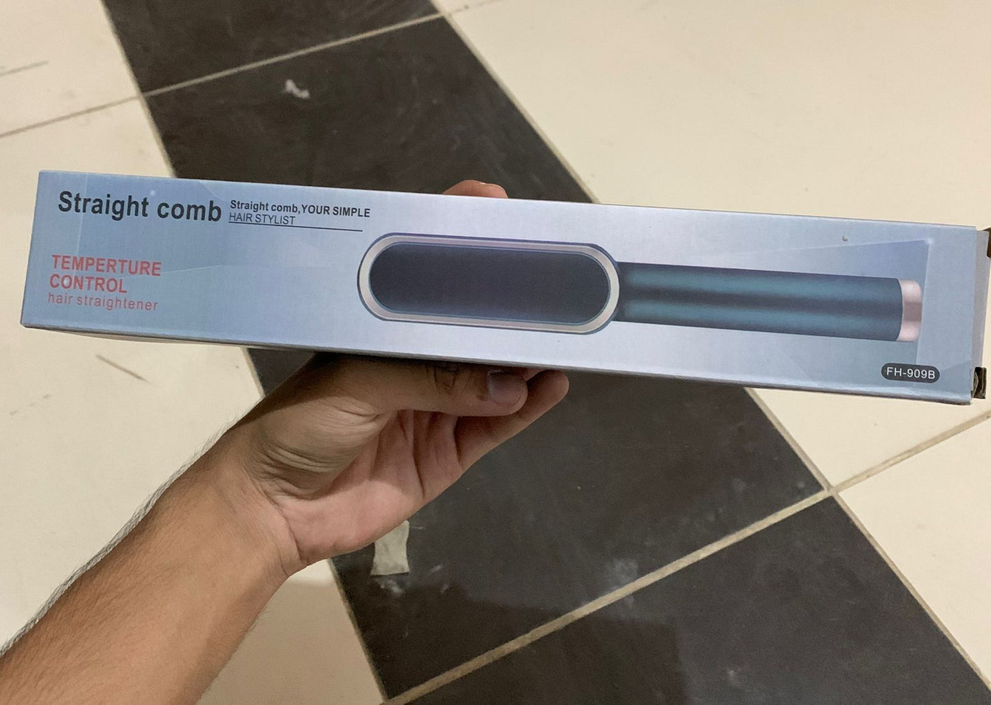 Professional Hair Straightener | Fast Heating Ceramic Flat Iron | Smooth, Shiny & Frizz-Free Hair Styling Tool for Women