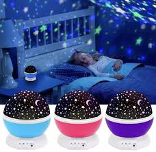 Night Light Star Lamp | 360° Rotating Starry Sky Projector LED Night Lamp – Random Color