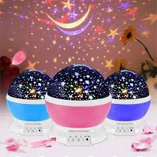 Night Light Star Lamp | 360° Rotating Starry Sky Projector LED Night Lamp – Random Color