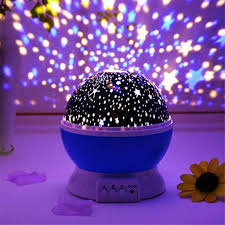 Night Light Star Lamp | 360° Rotating Starry Sky Projector LED Night Lamp – Random Color