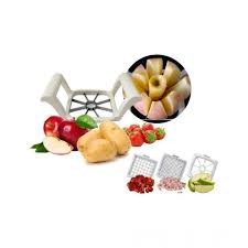 Multi-Chopper 3-in-1 – Apple, Fruit & Potato Slicer | Heavy-Duty Stainless Steel Cutter