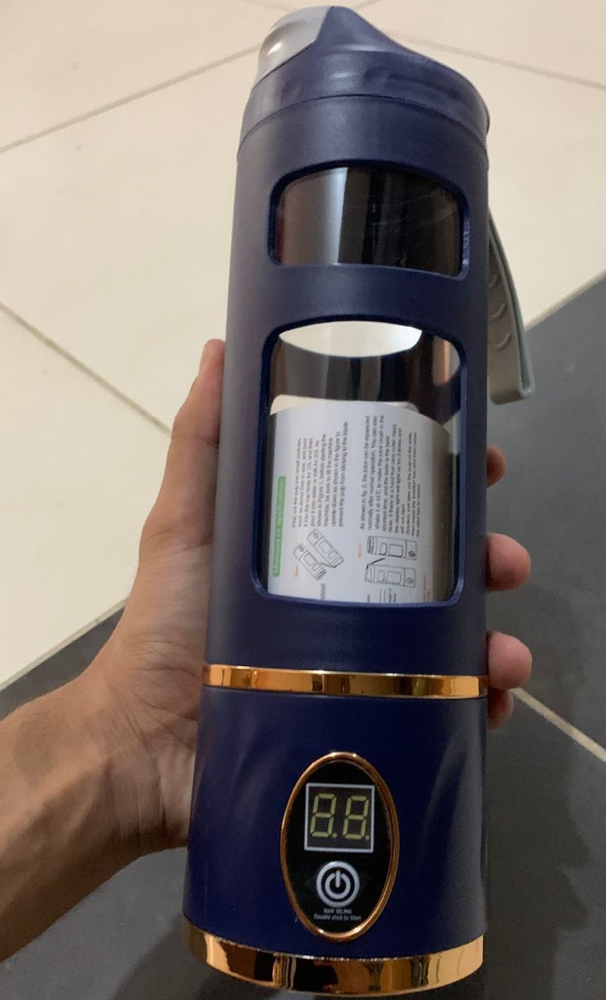 Hp - 870 Freshly Squeezed Portable Juice Cup With Led Display Rechargeable Blender For Smoothies And Fruit Juices Anytime (Random Color) - Buyora onlineHp - 870 Freshly Squeezed Portable Juice Cup With Led Display Rechargeable Blender For Smoothies And Fruit Juices Anytime (Random Color)Buyora onlineBuyora onlineHp - 870 Freshly Squeezed Portable Juice Cup With Led Display Rechargeable Blender For Smoothies And Fruit Juices Anytime (Random Color)