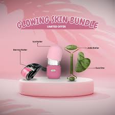 Combo Pack – Marble Jade Roller + Stone Ice Roller + Derma Roller (Pack of 3) | Facial Massage & Skin Care Set