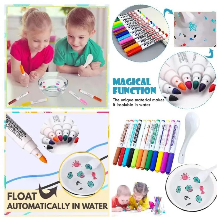 Magic Marker – Erasable & Washable Color Pen Set for Kids & Adults | Smooth Writing & Drawing Art Markers
