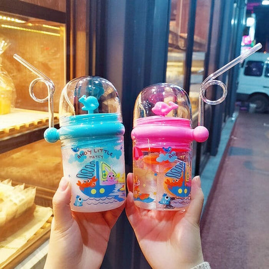 Cute Cartoon Baby Water Bottle – Premium Quality | Free Delivery