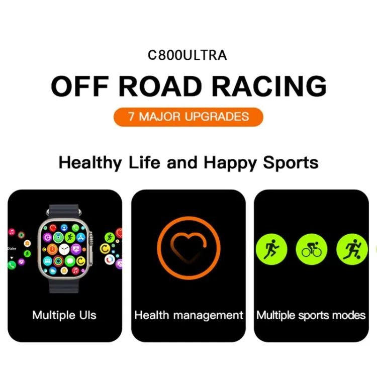 C800 Ultra Smart Watch for Men & Women – Series 8 Edition ⌚